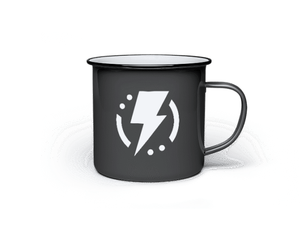 White Enamel Mug - Imagem 3